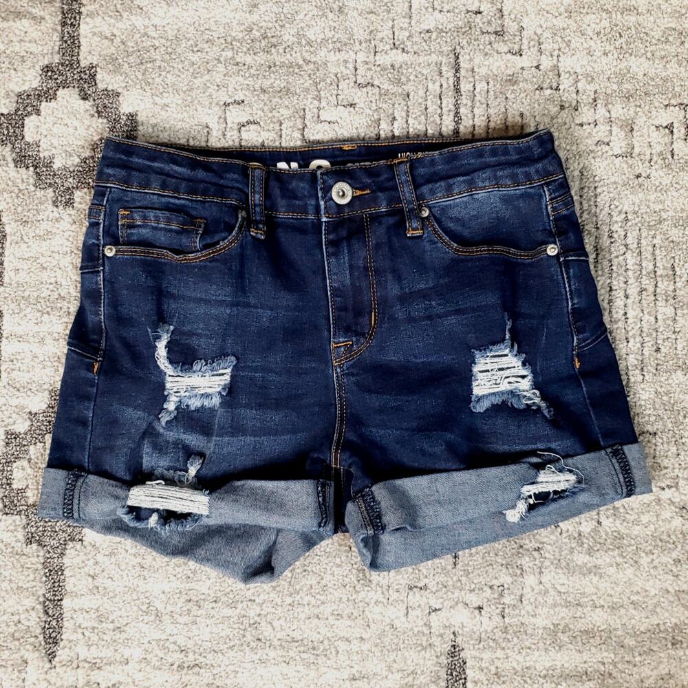 S.O.N.G. Curvy High-Rise Distressed Shorts – Size 5/27